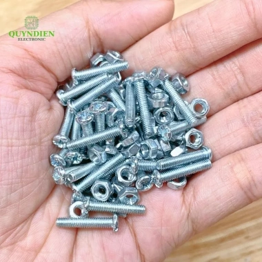Ốc vít tán M3 3ly 1.5cm 90-100 con 110g - Linh kiện điện tử Quỳnh Diễn, 19.600₫ 7
