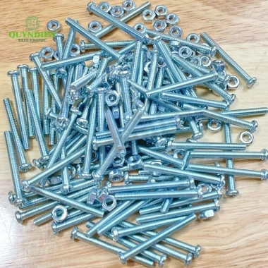 Ốc vít tán M3 3ly dài 3cm - Túi 150g (90-100 con) Giá chỉ 27.300 VND - Linh kiện điện tử QUỲNH DIỈN 6