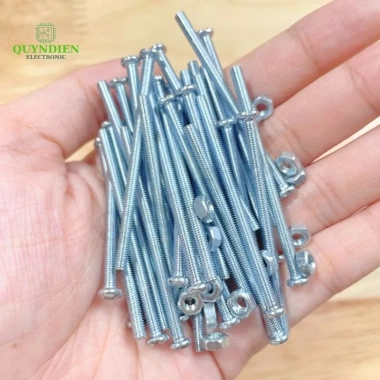 Ốc vít tán M3 3x50mm 3 ly dài 5cm 90 con, túi 250g, giá chỉ 40.248₫ Quỳnh Diễn 7