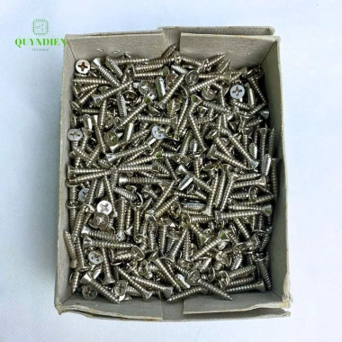 Ốc vít Thái M4 ren xoắn 15mm 1.000 con, dùng cho ampli, quạt, vỏ sạc Quỳnh Diễn 6