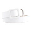OFF-WHITE Thắt Lưng Da PU Nữ Khóa Vuông Không Đục Lỗ Thời Trang Giá 50.642 VND 10