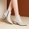 OGT007 Boots nữ cao gót cổ ngắn mũi nhọn Giày thời trang Hàn Quốc chỉ 424.800₫ 6