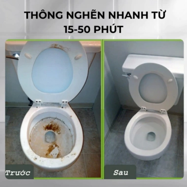 OKASA Nước Thông Tắc Cống Cực Mạnh - Xử Lý Tắc Nghẽn Bồn Cầu, Cống, Rửa Chén, Giá 134k 3