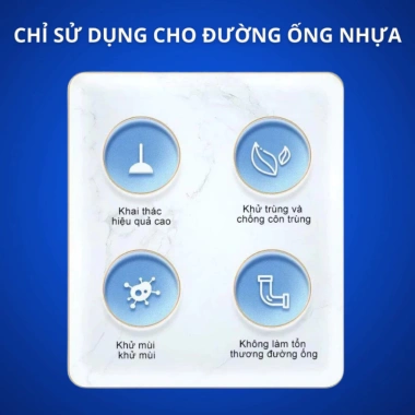 OKASA Nước Thông Tắc Cống Cực Mạnh - Xử Lý Tắc Nghẽn Bồn Cầu, Cống, Rửa Chén, Giá 134k 9