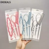 OKDEALS Bộ 4 Cái Tạo Kiểu Tóc Salon - Vòng Bím Pin Pháp, Lược Đuôi, Móc Đôi & Kéo Đa Năng, Cho Tóc Đẹp Tại Nhà, Giá Ưu Đãi 39.600₫