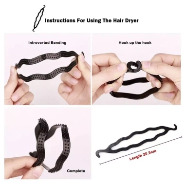 OKDEALS Bộ 4 Cái Tạo Kiểu Tóc Salon - Vòng Bím Pin Pháp, Lược Đuôi, Móc Đôi & Kéo Đa Năng, Cho Tóc Đẹp Tại Nhà, Giá Ưu Đãi 39.600₫ 4