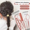 OKDEALS Bộ 4 Cái Tạo Kiểu Tóc Salon - Vòng Bím Pin Pháp, Lược Đuôi, Móc Đôi & Kéo Đa Năng, Cho Tóc Đẹp Tại Nhà, Giá Ưu Đãi 39.600₫ 7
