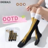 Okdeals Tất Chân Gà Ống Cao Thoáng Khí Đến Đầu Gối - Bông Tai Kẹp Phố Giá 48.492 VND