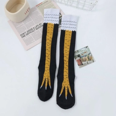 Okdeals Tất Chân Gà Ống Cao Thoáng Khí Đến Đầu Gối - Bông Tai Kẹp Phố Giá 48.492 VND