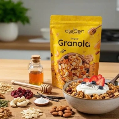 Olaben Nutrition Granola Giảm Cân Nướng Mật Ong Vanila - Hạt Dinh Dưỡng, Chính Hãng, 185K