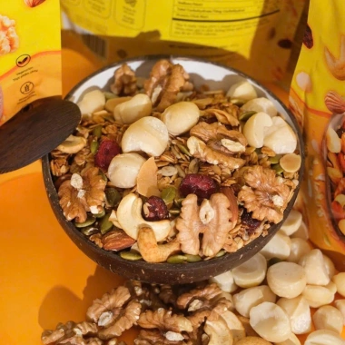 Olaben Nutrition Granola Giảm Cân Nướng Mật Ong Vanila - Hạt Dinh Dưỡng, Chính Hãng, 185K