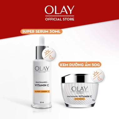 OLAY Luminous Niacinamide + Vitamin C - Kem 50g + Serum 30ml, Mờ Thâm, Đốm Nâu, Dưỡng Sáng Da 3