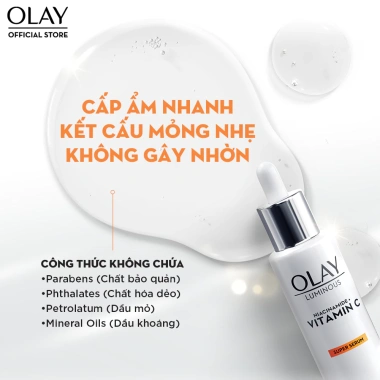 OLAY Luminous Niacinamide + Vitamin C - Kem 50g + Serum 30ml, Mờ Thâm, Đốm Nâu, Dưỡng Sáng Da 8