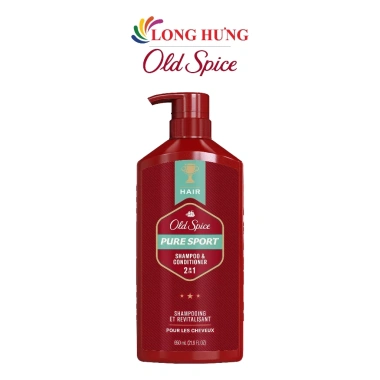 Old Spice Dầu gội & xả 2-in-1 650ml - Giá 279k, mùi thơm nam, tóc chắc khỏe