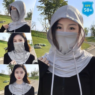 Oldlaiben Mũ Trùm Đầu Hoodie UPF50+ Chống Nắng, Vành Rộng Che Mặt, Đa Năng, Thoáng Khí, Dây Rút - Giá 49.350₫