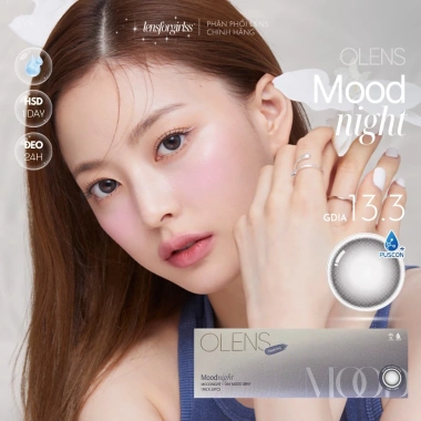 OLENS Lens 1 ngày Giãn Tròng Moodnight Gray - Kính áp tròng chính hãng Hàn Quốc, giá ưu đãi 77.500₫ 9