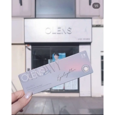 OLENS Lens 1 ngày GLOWY BLACK Hàn Quốc - Kính áp tròng LYNSU Đôi 2 chiếc Giá ưu đãi 120.000 VND
