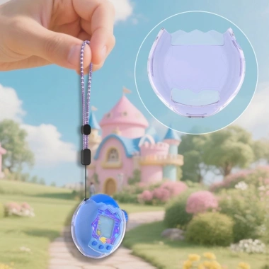 OLVIDO Vỏ cứng trong suốt PC pha lê chống bụi, trầy xước, có dây buộc cho Tamagotchi Paradise – Giá 135.300₫ 7 OLVIDO Vỏ cứng trong suốt PC pha lê chống bụi, trầy xước, có dây buộc cho Tamagotchi Paradise – Giá 135.300₫ 7