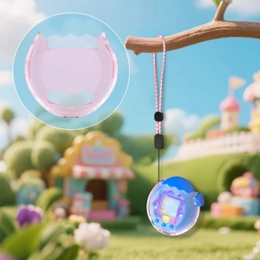 OLVIDO Vỏ cứng trong suốt PC pha lê chống bụi, trầy xước, có dây buộc cho Tamagotchi Paradise – Giá 135.300₫ 9 OLVIDO Vỏ cứng trong suốt PC pha lê chống bụi, trầy xước, có dây buộc cho Tamagotchi Paradise – Giá 135.300₫ 9