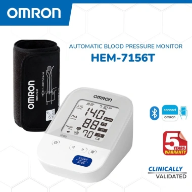 Omron HEM-7.156T - Máy đo huyết áp bắp tay, phát hiện nhịp tim bất thường, cảnh báo đột quỵ, 1.5 triệu 4