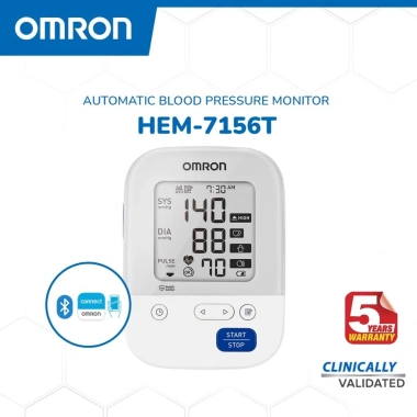 Omron HEM-7.156T - Máy đo huyết áp bắp tay, phát hiện nhịp tim bất thường, cảnh báo đột quỵ, 1.5 triệu 6