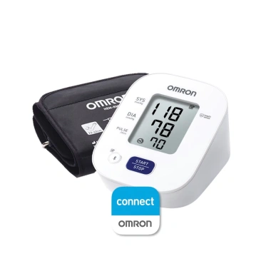 Omron HEM‑7.142T2: Huyết áp, nhịp tim không đều, 14 đo, Bluetooth, 975.000đ