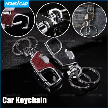 One Click Mở Móc Chìa Khóa Ô Tô Dày Chống Mất - Màu Đen, Khóa Di Động