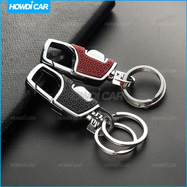 One Click Mở Móc Chìa Khóa Ô Tô Dày Chống Mất - Màu Đen, Khóa Di Động 8 One Click Mở Móc Chìa Khóa Ô Tô Dày Chống Mất - Màu Đen, Khóa Di Động 8