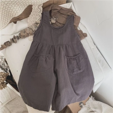 Onesie bé gái 0-3 tuổi mùa hè nhiệt đới, quần lót rộng thoáng khí nhẹ - Giá 195k