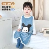 Onesie trẻ em không tay, vest flannel dày, chống đá, mũ trùm đầu, nhanh khô thấm hút, mọi mùa