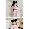 Onesie trẻ em không tay, vest flannel dày, chống đá, mũ trùm đầu, nhanh khô thấm hút, mọi mùa 6