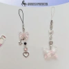 Onetimingfine 1 Hạt Handmade Cô Gái Ngọt Móc Khóa IP11 Y2K Ngôi Sao Năm Cánh 9