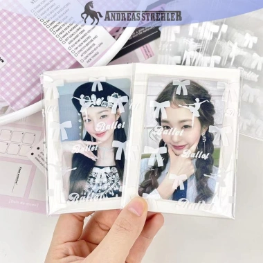 Onetimingfine 10/50 Cái Trong Suốt Kpop Tay Thẻ Photocard Giá Đỡ Bảo Vệ Thẻ Ảnh VN