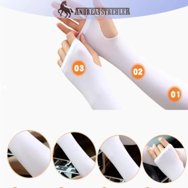 Onetimingfine 2 Chiếc Ice Silk Chống Nắng Cánh Tay Mát Tay, Chống UV - Giá 33.793₫