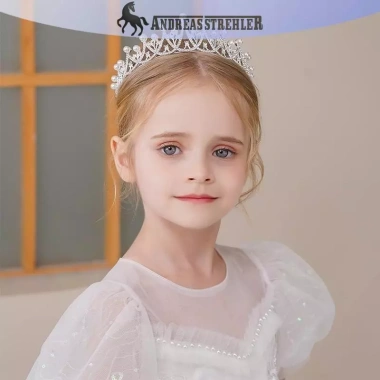 Onetimingfine 2.023 Tiara Vương Miện Bạc Hàn Quốc cho Bé Gái - Mũ Pha Lê Kim Cương, Tóc Sinh Nhật, Giá 79.229đ