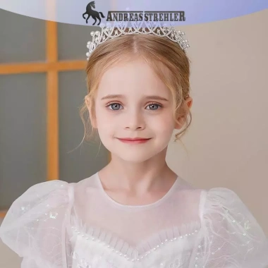 Onetimingfine 2.023 Tiara Vương Miện Bạc Hàn Quốc cho Bé Gái - Mũ Pha Lê Kim Cương, Tóc Sinh Nhật, Giá 79.229đ