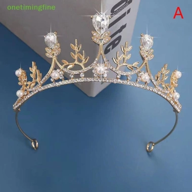 Onetimingfine 2.023 Tiara Vương Miện Bạc Hàn Quốc cho Bé Gái - Mũ Pha Lê Kim Cương, Tóc Sinh Nhật, Giá 79.229đ