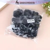 Onetimingfine 50 Chiếc Lưới Tóc Đen Co Giãn 30-60cm Gói Tóc Vô Hình Hairnet Bun Giá 72.600 VND 5