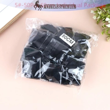 Onetimingfine 50 Chiếc Lưới Tóc Đen Co Giãn 30-60cm Gói Tóc Vô Hình Hairnet Bun Giá 72.600 VND