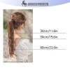 Onetimingfine 50 Chiếc Lưới Tóc Đen Co Giãn 30-60cm Gói Tóc Vô Hình Hairnet Bun Giá 72.600 VND 7