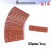Onetimingfine 50 chiếc nhãn thẻ DIY da trái tim màu nâu handmade – giá chỉ 36.190₫ 8