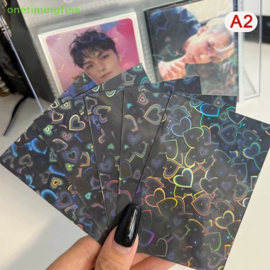 Onetimingfine 50 Thẻ Kpop 61x91mm 20C Trái Tim Holo Bưu Thiếp Bảo Vệ Giá Ưu Đãi 45.468₫ 7