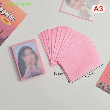 Onetimingfine 50 Thẻ Kpop 61x91mm 20C Trái Tim Holo Bưu Thiếp Bảo Vệ Giá Ưu Đãi 45.468₫ 8