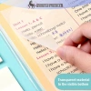 Onetimingfine 50 tờ Giấy ghi chú trong suốt PET chống thấm nước - Danh sách việc cần làm hàng ngày, giảm giá 20% 7