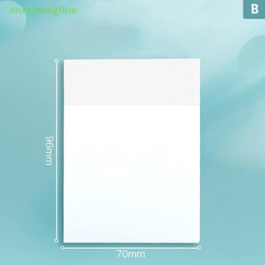 Onetimingfine 50 tờ Giấy ghi chú trong suốt PET chống thấm nước - Danh sách việc cần làm hàng ngày, giảm giá 20% 10