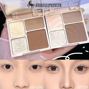 Onetimingfine Bốn Màu Matte Shadow Glow Son Contour Shimmer 3D Tô Màu Mũi Đẹp Mỹ Phẩm VN 52.600₫ 5