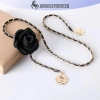Onetimingfine Dây Thắt Lưng Nữ Kim Loại Hoa Camellia Mỏng - Thời trang Đầm Quần cho bé gái 79.947 VND 3