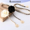 Onetimingfine Dây Thắt Lưng Nữ Kim Loại Hoa Camellia Mỏng - Thời trang Đầm Quần cho bé gái 79.947 VND 6