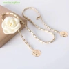 Onetimingfine Dây Thắt Lưng Nữ Kim Loại Hoa Camellia Mỏng - Thời trang Đầm Quần cho bé gái 79.947 VND 8