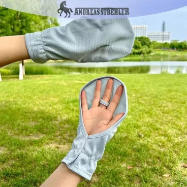 Onetimingfine Găng Tay Thoáng Khí Mỏng Chống UV Mùa Hè Nam Nữ Thể Thao - 37.811đ 4